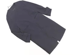 VIS ビス ノーカラー コート sizeM/濃紺 ◇■ レディースのサムネイル