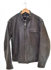 ショット SCHOTT シングル ライダースジャケット インナーあり 38 ジャケット ブラック 103MT-4943のサムネイル
