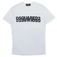 美品 DSQUARED2 ディースクエアード 20ss MIRRORED LOGO ミラーロゴプリント Tシャツ Cool Fit 半袖 トップス カットソー XS 白 メンズ 古着 中古 USEDのサムネイル