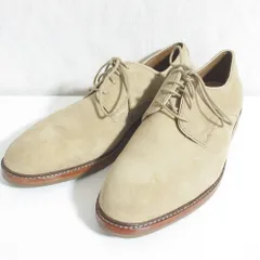 新品同様 COACH コーチ スエードレザー プレーントゥ シューズ GILBERT Q4093/B0077 サイズ27.5cm ベージュ メンズ 古着 中古 USEDのサムネイル