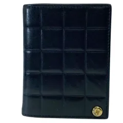CHANEL シャネル チョコバー カードケース パスケース ココマーク スライド式 7番台 ラムスキン ブラック エレガント 洗練 上質 デイリー 定番 実用的のサムネイル