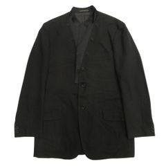 美品 Y's yohji yamamoto ワイズ ヨウジヤマモト 麻混ニット パーカー