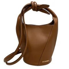 新品同様 24SS JACQUEMUS ジャックムス Le Petit Tourni ハンドバッグ ワンショルダーバッグ ブラウン レディース 古着 中古 USEDのサムネイル