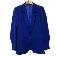 美品 Acne Studios アクネストゥディオズ シングルジャケット 小さいサイズ 34 ブルー レディース 古着 中古 USEDのサムネイル