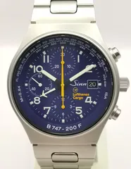 ほぼ新品 SINN ジン 144‐747.cargo ルフトハンザカーゴ 747本限定 極美品 箱保付 AT 時計のサムネイル