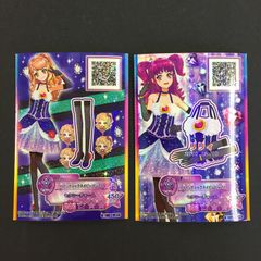 紫吹蘭 パープルステージコーデセット ロケテ アイカツ！アンコール