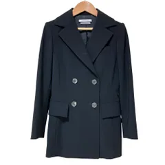 良品 FOXEY NEW YORK フォクシーニューヨーク コレクション Jacket Princeton ダブルテーラードジャケット 39844 サイズ36 ブラック レディース 古着 中古 USEDのサムネイル