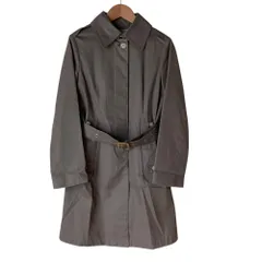 美品 MACKINTOSH マッキントッシュ ベルテッドステンカラーコート 32 ブラウン レディース 古着 中古 USEDのサムネイル
