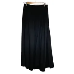 良品 ATON エイトン SUVIN AIR SPINNING GATHERED SKIRT スカート SKAGNM0308 サイズ1 ブラック レディース 古着 中古 USEDのサムネイル