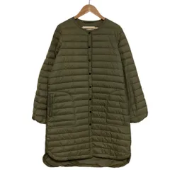 TraditionalWeatherwear トラディショナルウェザーウエア ARKLEY LINR DWN ダウンコート サイズ34 カーキ レディース 古着 中古 USEDのサムネイル