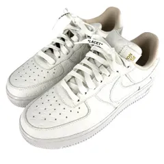 在庫一掃 ルイヴィトン スニーカー メンズ ×NIKE エアフォース1 ロー 靴 ナイキコラボ AIR FORCE 1 LOW ロゴ ファッションアイテム 7サイズ 約26cm LOUIS VUITTON レザー    ホワイト 白 美品【中古品】のサムネイル