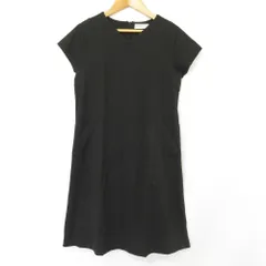 美品 BALENCIAGA バレンシアガ 半袖 カットソーワンピース XSサイズ ブラック レディース 古着 中古 USEDのサムネイル