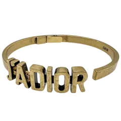 在庫一掃 ディオール バングル レディース J'ADIOR ジャディオール アクセサリー ブレスレット Dior    ゴールド 約22.2g【中古品】のサムネイル