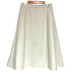 美品 FOXEY BOUTIQUE フォクシーブティック Lily Flare カシミヤブレンド ウールスカート 42408 サイズ42 アイボリー レディース 古着 中古 USEDのサムネイル