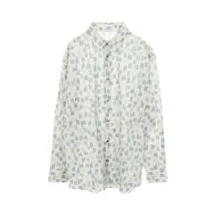 エルメス HERMES Coups de Goua'H 長袖 コットン Coups de Goua'H 長袖シャツ メンズ Used Aのサムネイル