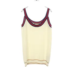 グッチ GUCCI タンクトップ GGロゴ ジャカード 753771 コットン タンクトップ レディース Used Aのサムネイル