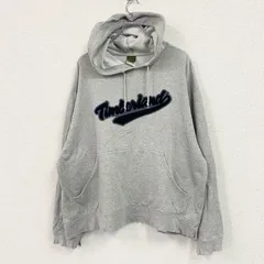 Timberland　ティンバーランド　パーカー/フーディー　フロントロゴ　灰色　グレー　XLサイズ　古着【値引き交渉OK！】のサムネイル