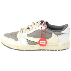 NIKE (ナイキ) ×TRAVIS SCOTT AIR JORDAN 1 LOW REVERSE MOCHA トラヴィススコット エアジョーダン1 リバースモカ ローカットスニーカー US7/25.0cm DM7866-162のサムネイル