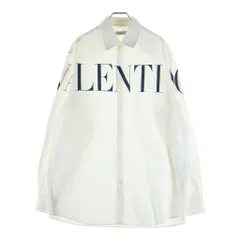 VALENTINO (ヴァレンティノ) VLTN ロゴプリント 長袖シャツ ホワイト UV3ABD005APのサムネイル