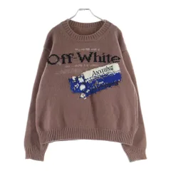 OFF-WHITE (オフホワイト) 20AW PASCAL MEDICINE KNIT パスカルメディスンニット 刺繍ニットプルオーバー セーター ピンク OMHE054F20KNI001のサムネイル