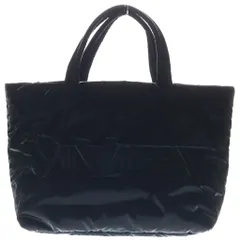 SAINT LAURENT PARIS (サンローランパリ) パファー トートバッグ ハンドバッグ ブラック ナイロン 756269のサムネイル