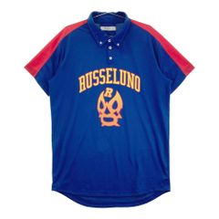 RUSSELUNO　ラッセルノ　半袖 シャツ サイズ 6 Russeluno ラッセルノ ハーフジップ シャツ ネイビー サイズ5 - メルカリ