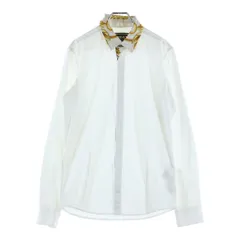 FENDI (フェンディ) ×VERSACE ヴェルサーチ 襟切替 コットン 長袖シャツ ホワイト FS1001 AKEAのサムネイル