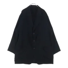 Yohji Yamamoto POUR HOMME (ヨウジヤマモト プールオム) 26SS TA TUXEDO EMBROIDERED TAB JACKET HK-J86-510 タキシード エンブロイダリー タブジャケット ブラックのサムネイル