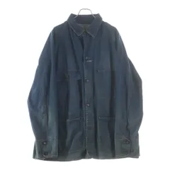 Maison Martin Margiela (メゾンマルタンマルジェラ) 24SS DENIM SPORTS JACKET ヴィンテージ加工 デニムジャケット カバーオール インディゴ S50AM0612のサムネイル