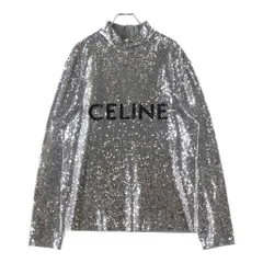 CELINE (セリーヌ) 22AW エンブロイダリー スパンコール タートルネック コットンジャージー シルバー 2X34A671Qのサムネイル