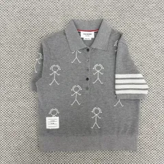 40 トム・ブラウン（トムブ） シ線袖ストライプ トム pk カラーTシャツのサムネイル
