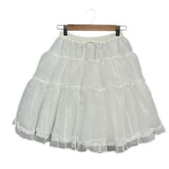 新品 メロディバスケット Cotton candyロングパニエ ホワイト - メルカリ