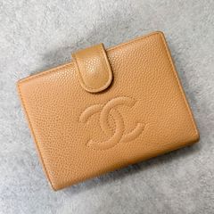 希少品】CHANELシャネル【キャビアスキン】財布 ブラウン ヴィンテージ