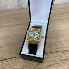 稼働品 ABISTE アビステ　バングル ウォッチ 腕時計 ブラック/ゴールド 平塚店 衣料品　Iのサムネイル