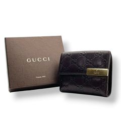 早い者勝ち　美品　GUCCI グッチ　二つ折り　シマレザー　シマ　茶色　長財布 早い者勝ち 人気 GUCCI グッチ 二つ折り 財布 シマレザー 茶色