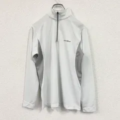 mont-bell　モンベル　ロングスリーブジップシャツ　白　ホワイト　XLサイズ　古着【値引き交渉OK！】のサムネイル