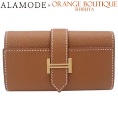 HERMES(エルメス) ベアン キーケース ゴールド ブラウン茶 ヴォーエプソン ゴールド金具 W刻印 キーケース/キーリング 4連 四連 小物 レディース 40101827444【中古】【アラモード】のサムネイル