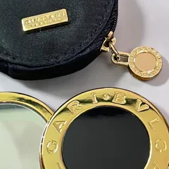 BVLGARI ブルガリ スライドミラー コンパクトミラー ソフトケース付 鏡のサムネイル