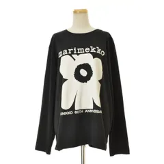 【MARIMEKKO】Unikko 60th Anniversary 60周年記念 Kioski Biitti Unikko Placement長袖Tシャツのサムネイル