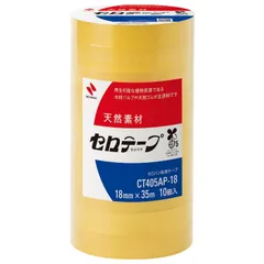 【全国送料無料】 ニチバン セロテープ 大巻 10巻入 18mm×35m CT405AP-18のサムネイル