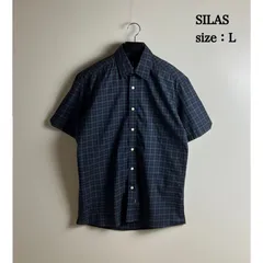 SILAS 00s E.C archive Vieri Shirt L サイラス ヨーロッパ製 初期 チェック 半袖 ボタンシャツ 定番 コットン 希少 ストリート アーカイブ EC製のサムネイル