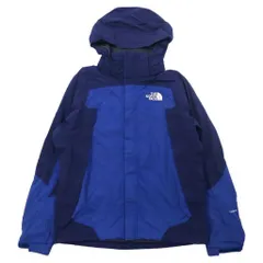 THE NORTH FACE マウンテンパーカー S ブルー ナイロン フード着脱式 HYVENT 透湿 防水 ジップインジップ搭載のサムネイル