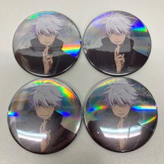 呪術廻戦 五条悟 缶バッジ 4個セット 渋谷事変 CLIMAX - メルカリ