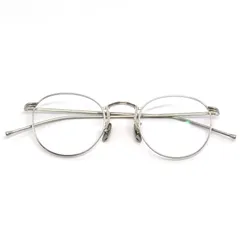 未使用 Mr.Gentleman EYEWEAR ミスタージェントルマン メガネフレーム SEAN 日本製 ショーン ボストン D Matte Silver 61005929のサムネイル