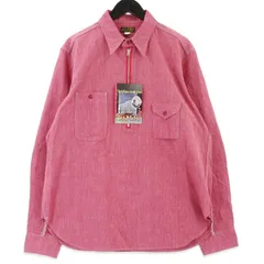 未使用 JELADO ジェラード Ciggy Shirt AG13104 シギ－シャツ 長袖シャツ シャンブレー ワークシャツ フレイクレッド L  99001241のサムネイル
