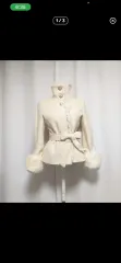 姫ギャル ファーコート 冬 ふわふわのサムネイル