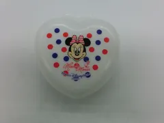 【TAKA128-44】◇Disney ディズニー 東京ディズニーシー　シーソルト・アイスモナカ ハート型 スーベニアケース 小物入れ　ミニーマウスデザイン 希少デザインのサムネイル