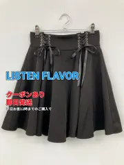 LISTEN FLAVOR ショート/ミニスカート ブラック レディースのサムネイル