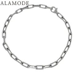 【2026年保証書付】CARTIER(カルティエ) サントス ドゥ カルティエ ブレスレット ホワイトゴールド K18WG 10.3g ブレスレット アクセサリー ジュエリー チェーン シルバー銀 メンズ 41100108820【中古】【アラモード】のサムネイル