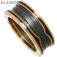 BVLGARI(ブルガリ) ビーゼロワン ビー・ゼロワン リング ピンクゴールド K18PG ブラックマットセラミック 59 9.3g リング・指輪 アクセサリー ジュエリー B-zero1 ピンクゴールド ブラック黒 40802186764【アラモード】のサムネイル